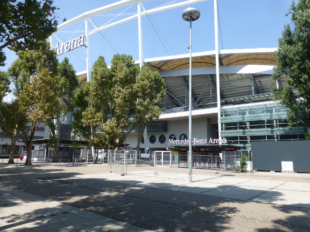 Outside the Stadium